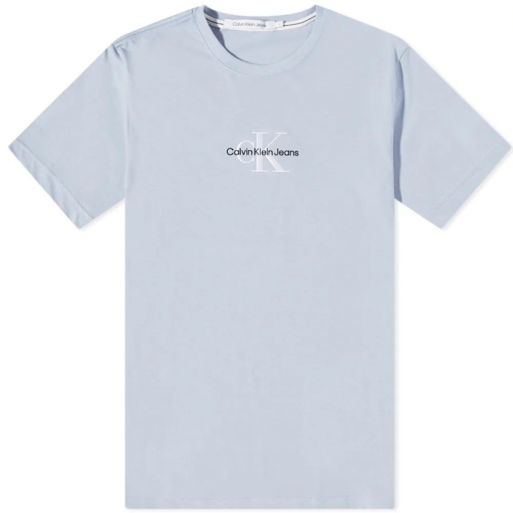 Men's Monogram Logo T-Shirt Sky Blue