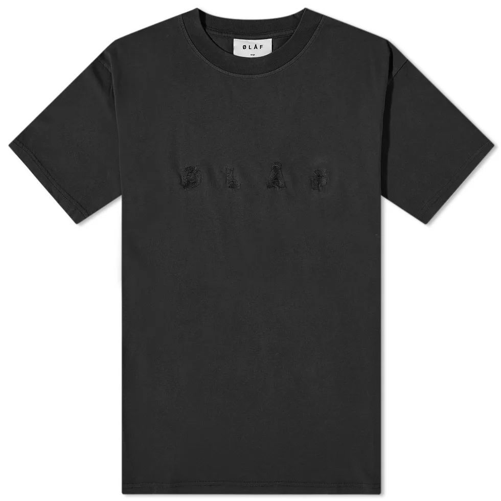 Men's Chainstitch T-Shirt Black