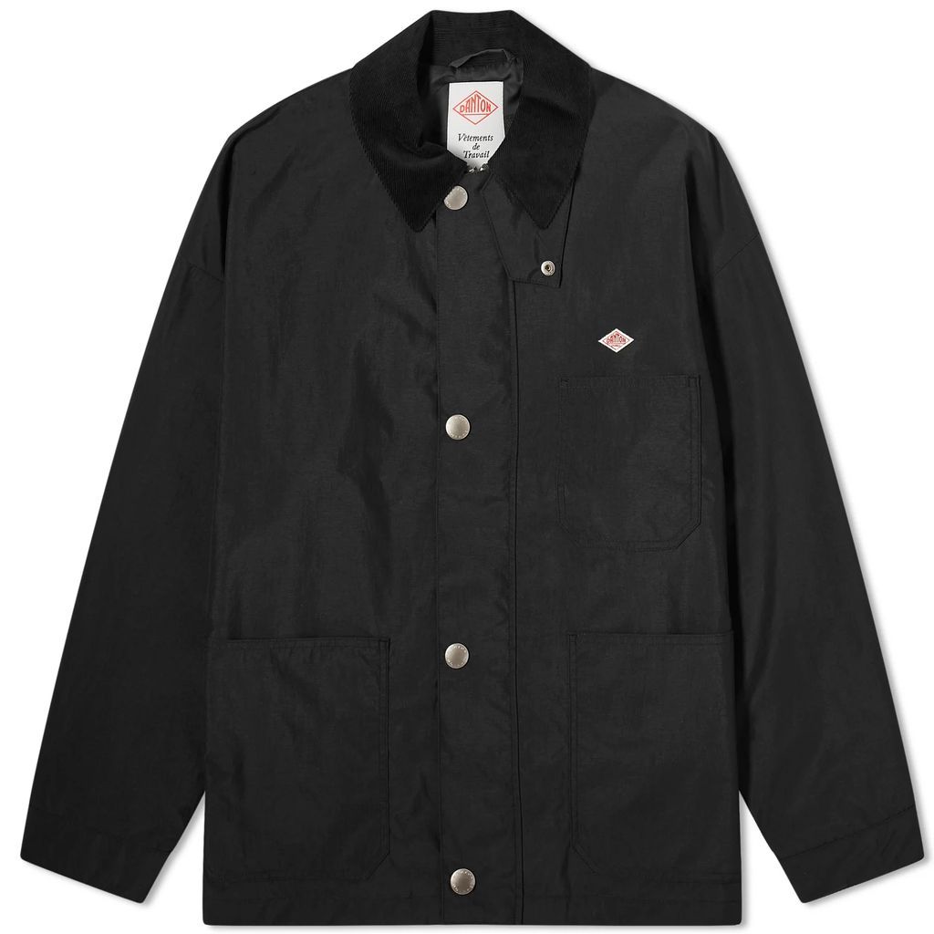 Men's Nylon Coverall Jacket Black