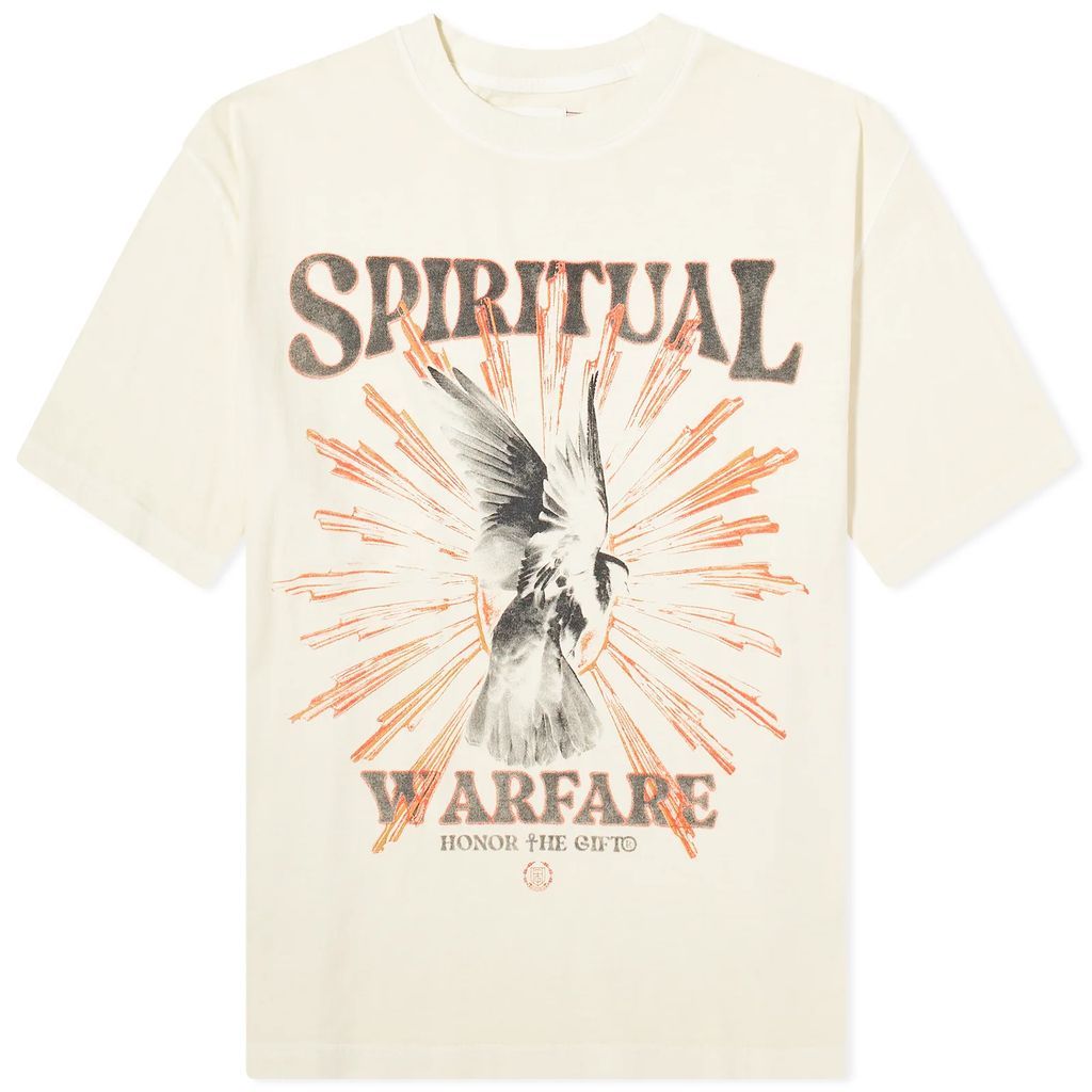 Men's Spiritual Conflict T-Shirt Bone