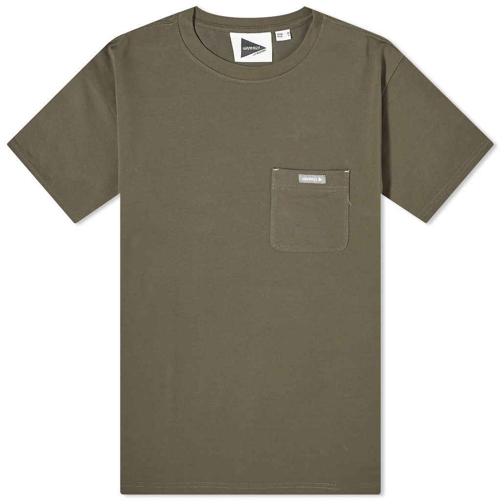 Men's x And Wander Backprint T-Shirt Green