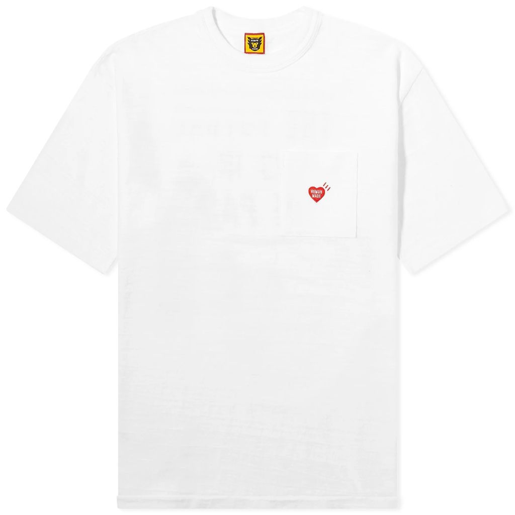 Men's Heart Pocket T-Shirt White