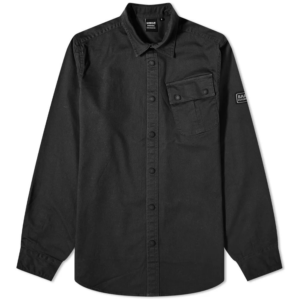Men's International Graphite Overshirt Black