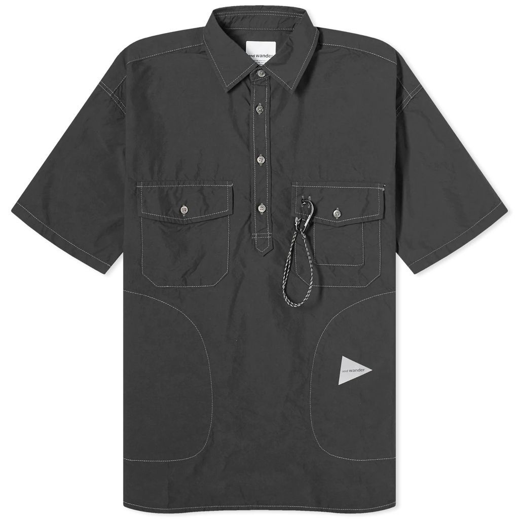 Men's Cordura Typewriter Short Sleeve Shirt Black
