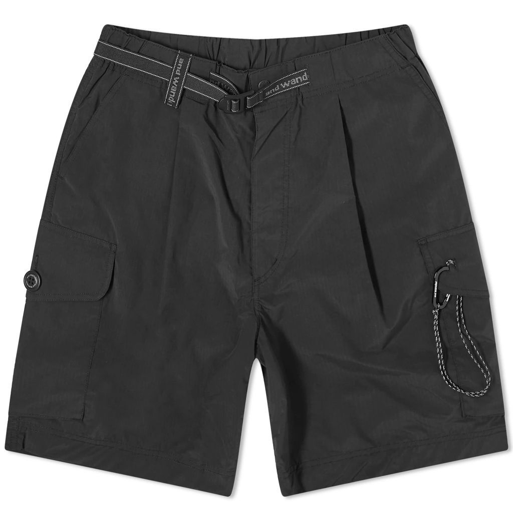 Men's Oversized Cargo Shorts Black