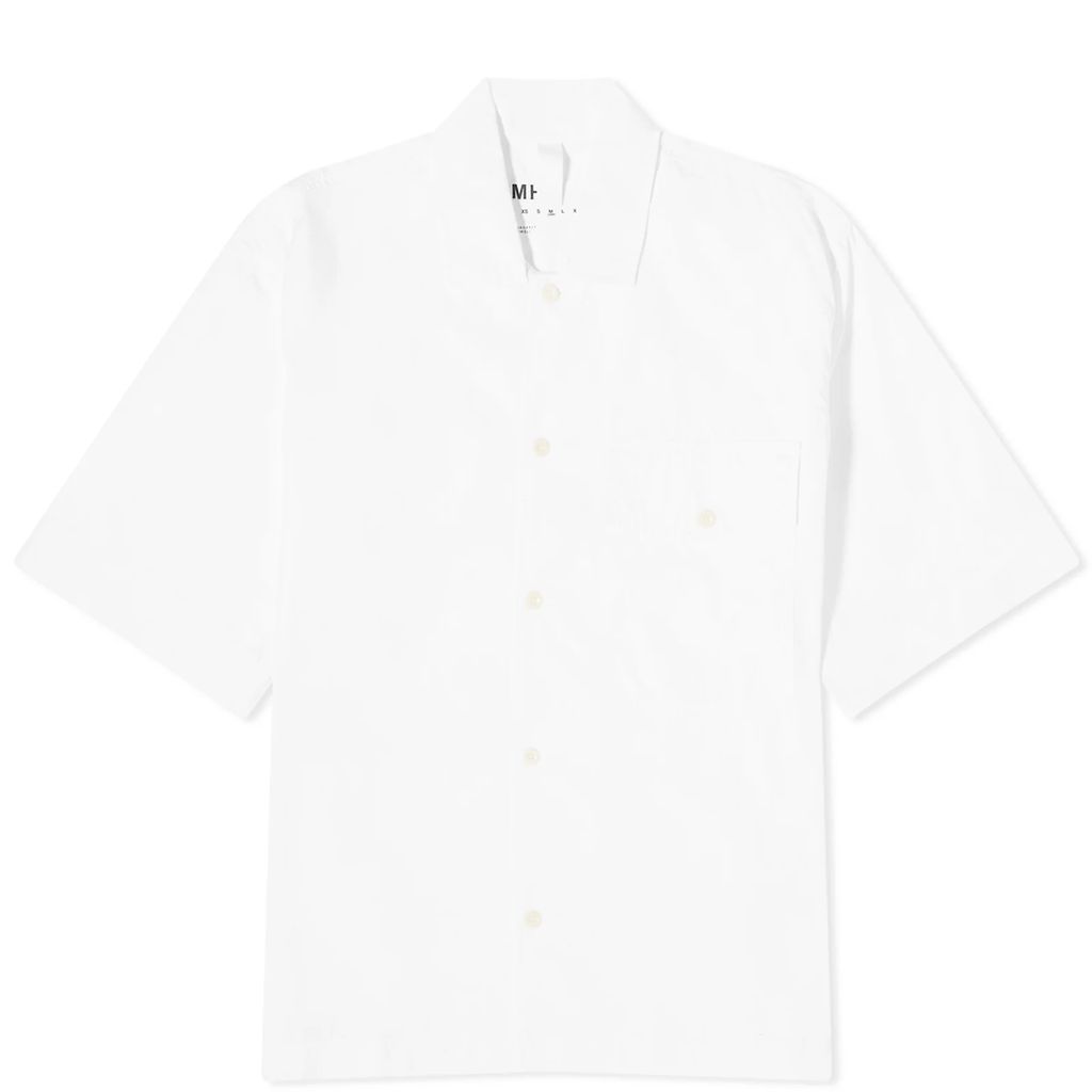 Men's Short Sleeve Flat Pocket Shirt White