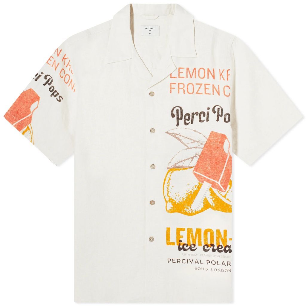 Men's Lemon Kreme Cuban Shirt Natural