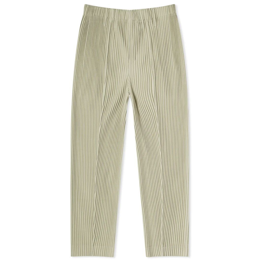 Men's Pleated Compleat Trousers Olive Grey
