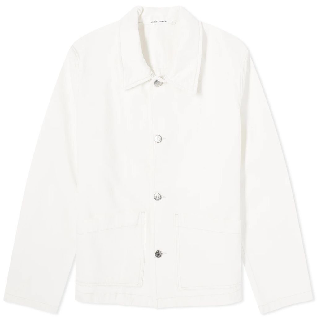 Men's Worker Jacket Vintage White
