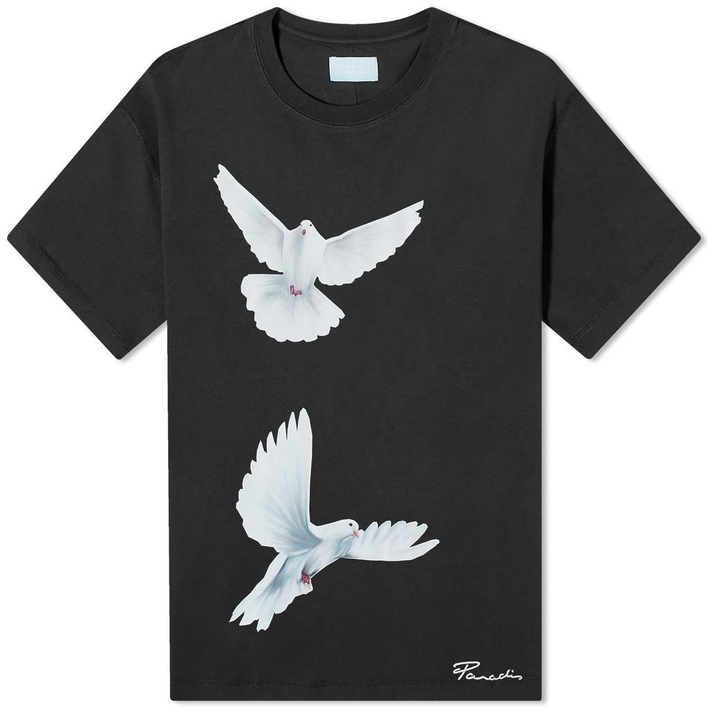 Men's Flying Doves T-Shirt Black