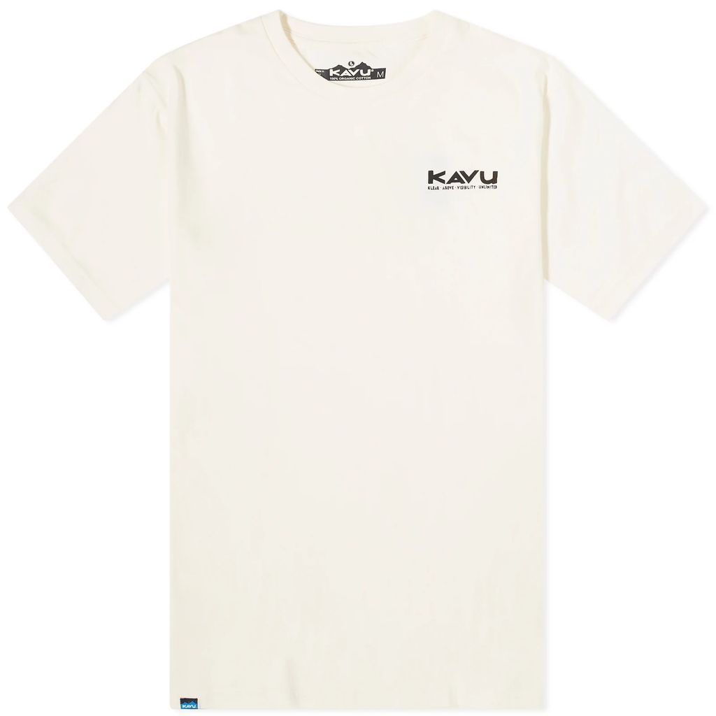 Men's Klear Above Etch Art T-Shirt Off White