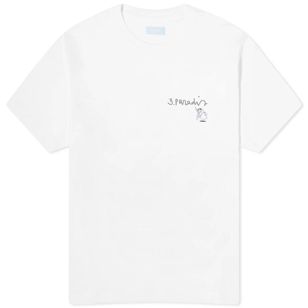 Men's x Edgar Plans Chalkboard T-Shirt White