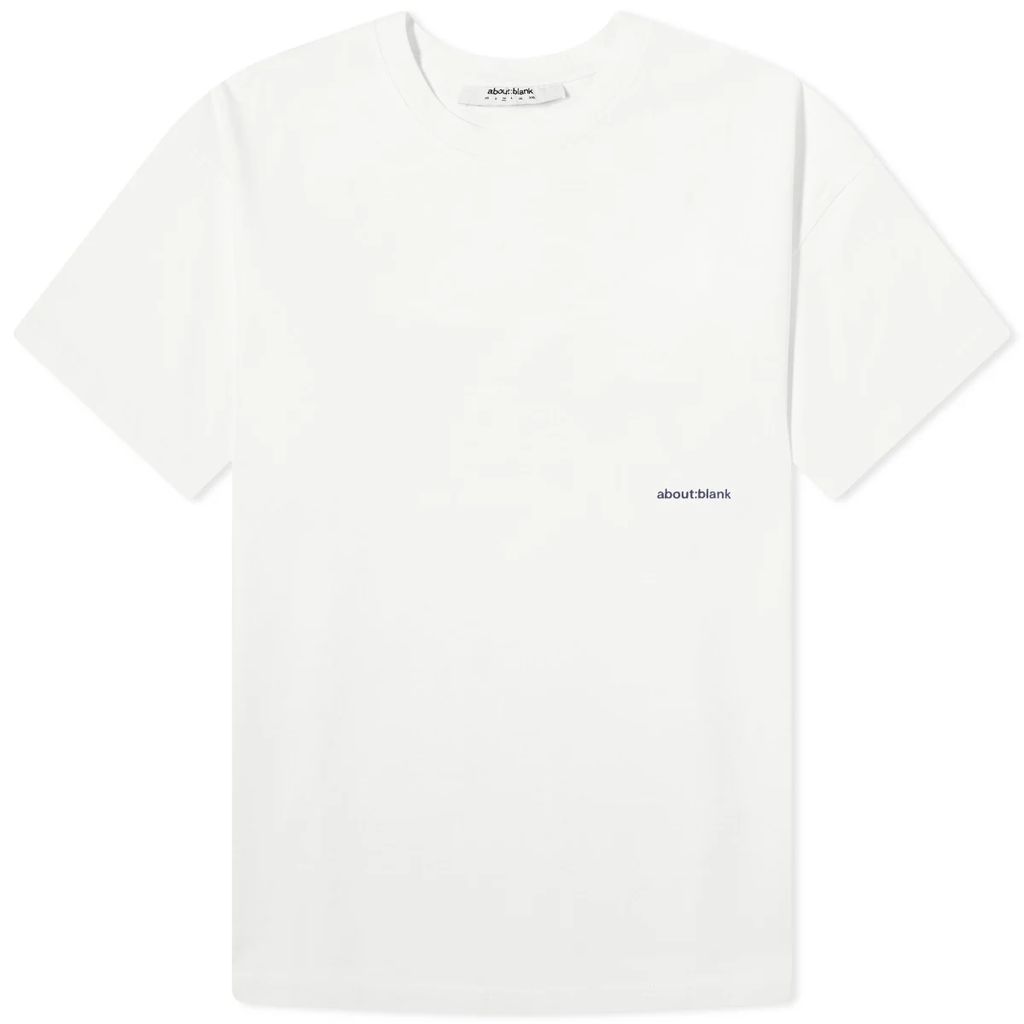 Men's Box Logo T-Shirt Estate Blue/Ecru