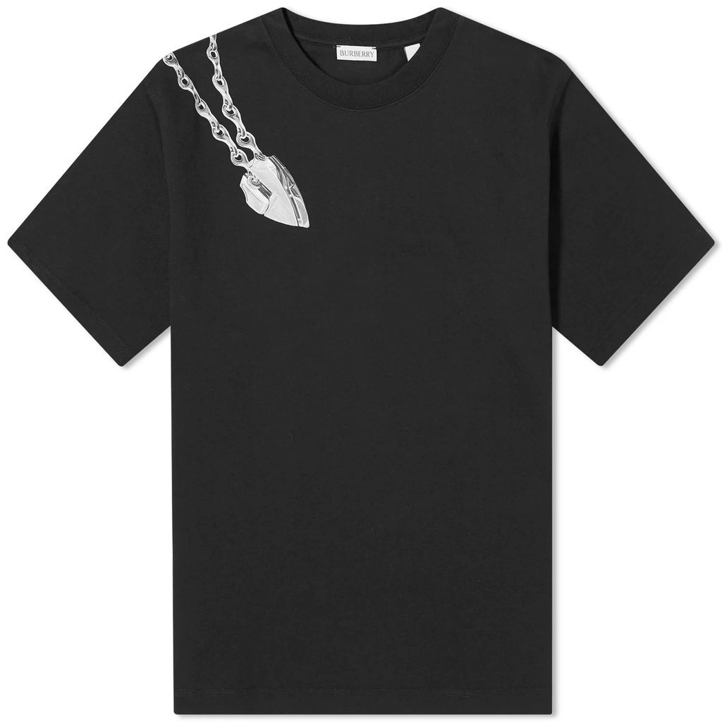 Men's Chain Print T-Shirt Black