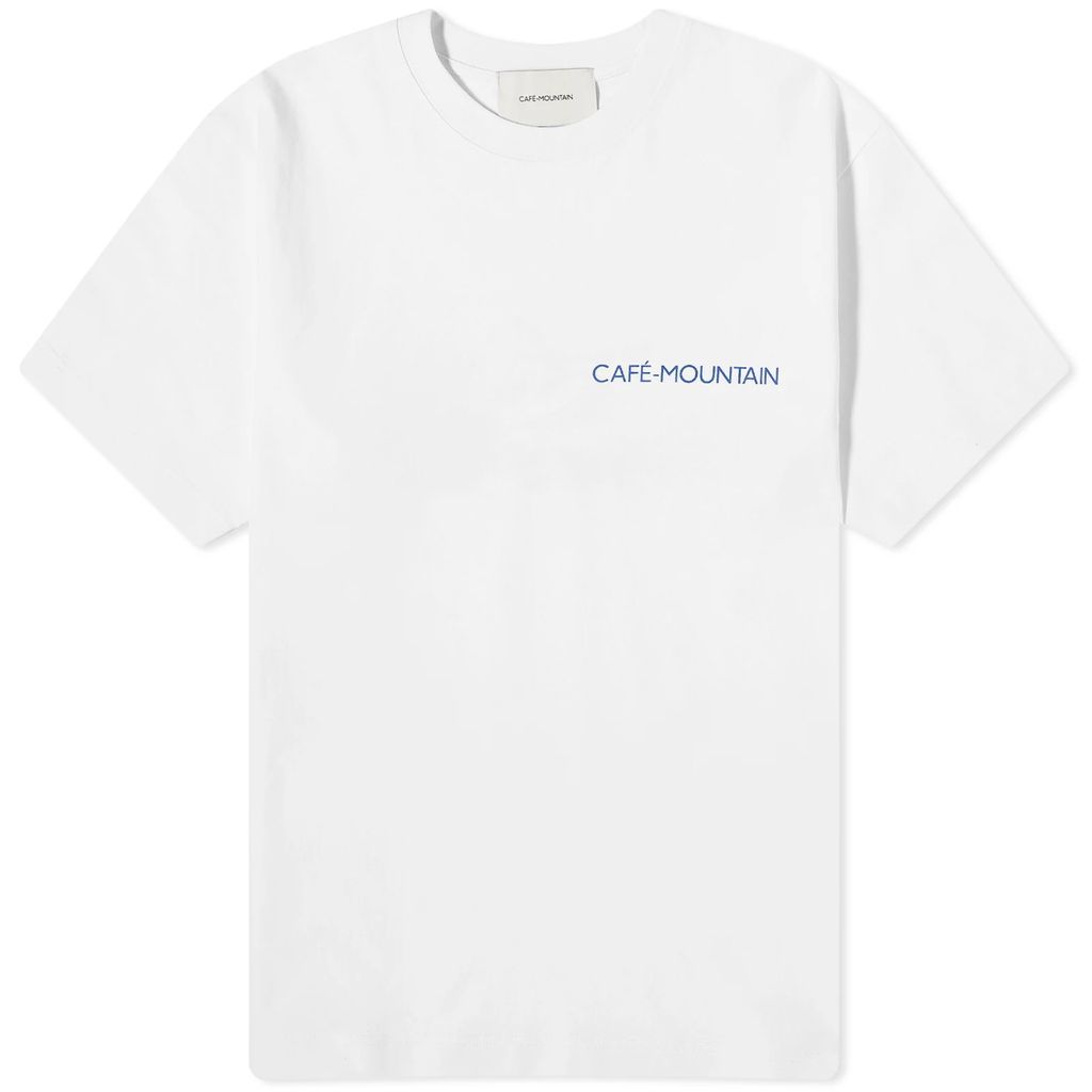 Men's Clubhouse T-Shirt Natural/Cobalt