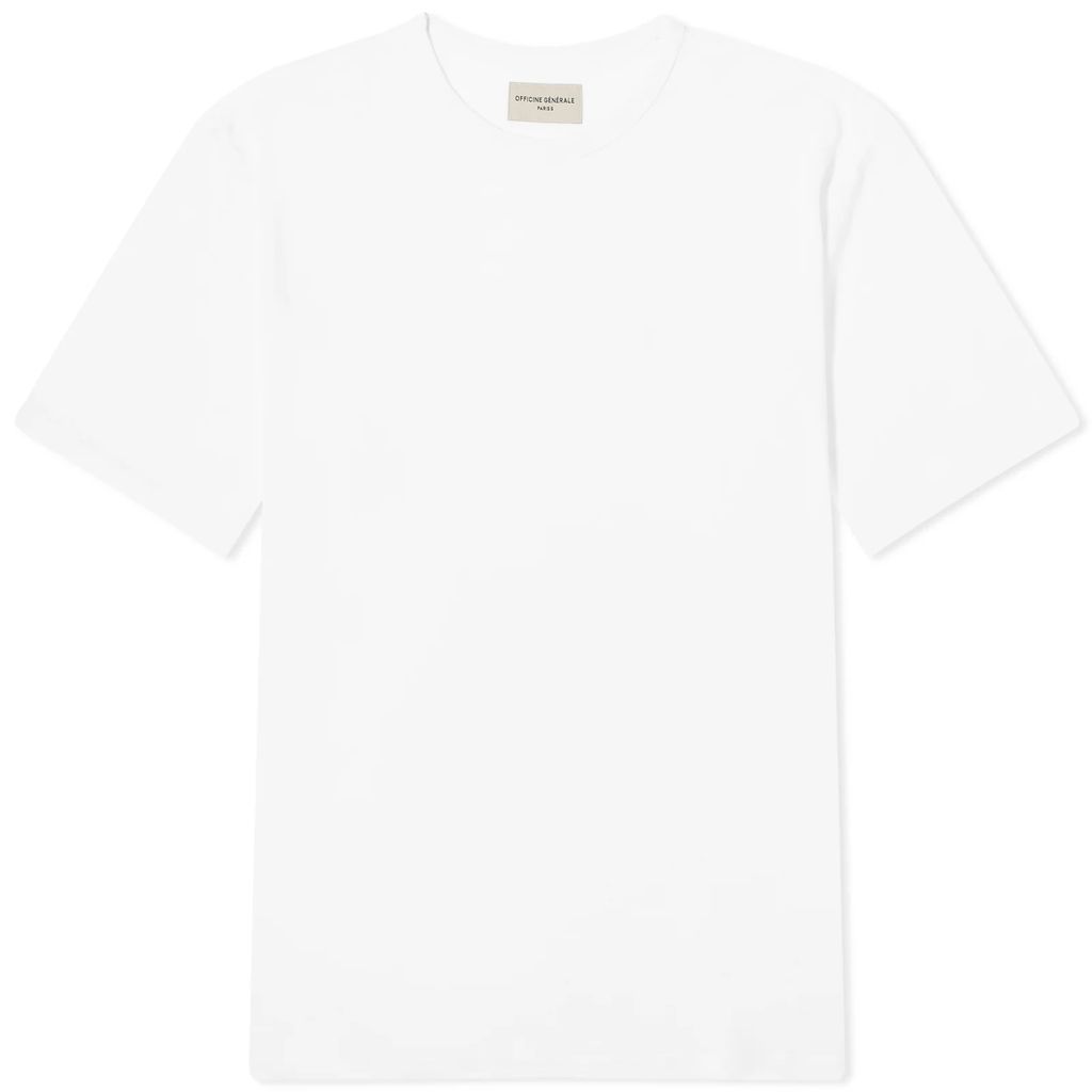 Men's Pigment Dyed Linen T-Shirt White