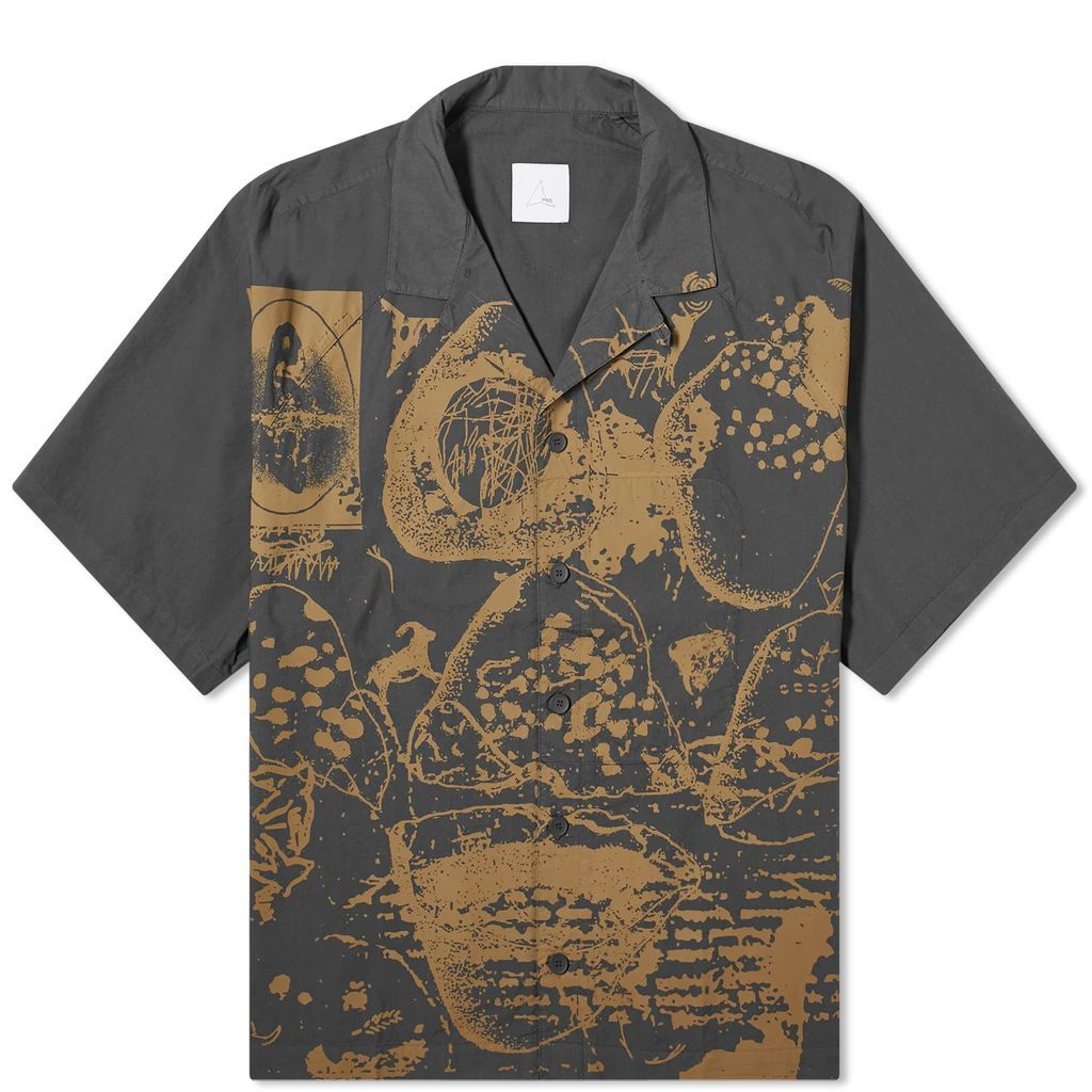 Men's Printed Vacation Shirt Anthracite