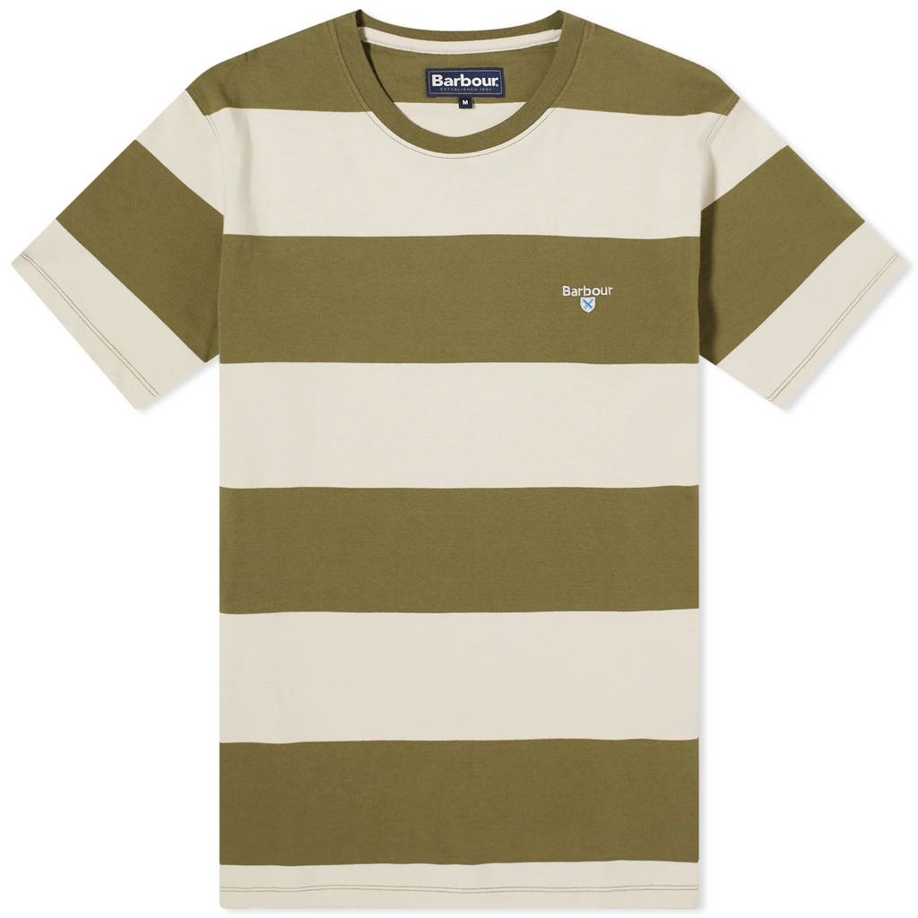 Men's Whalton Stripe T-Shirt Pale Sage