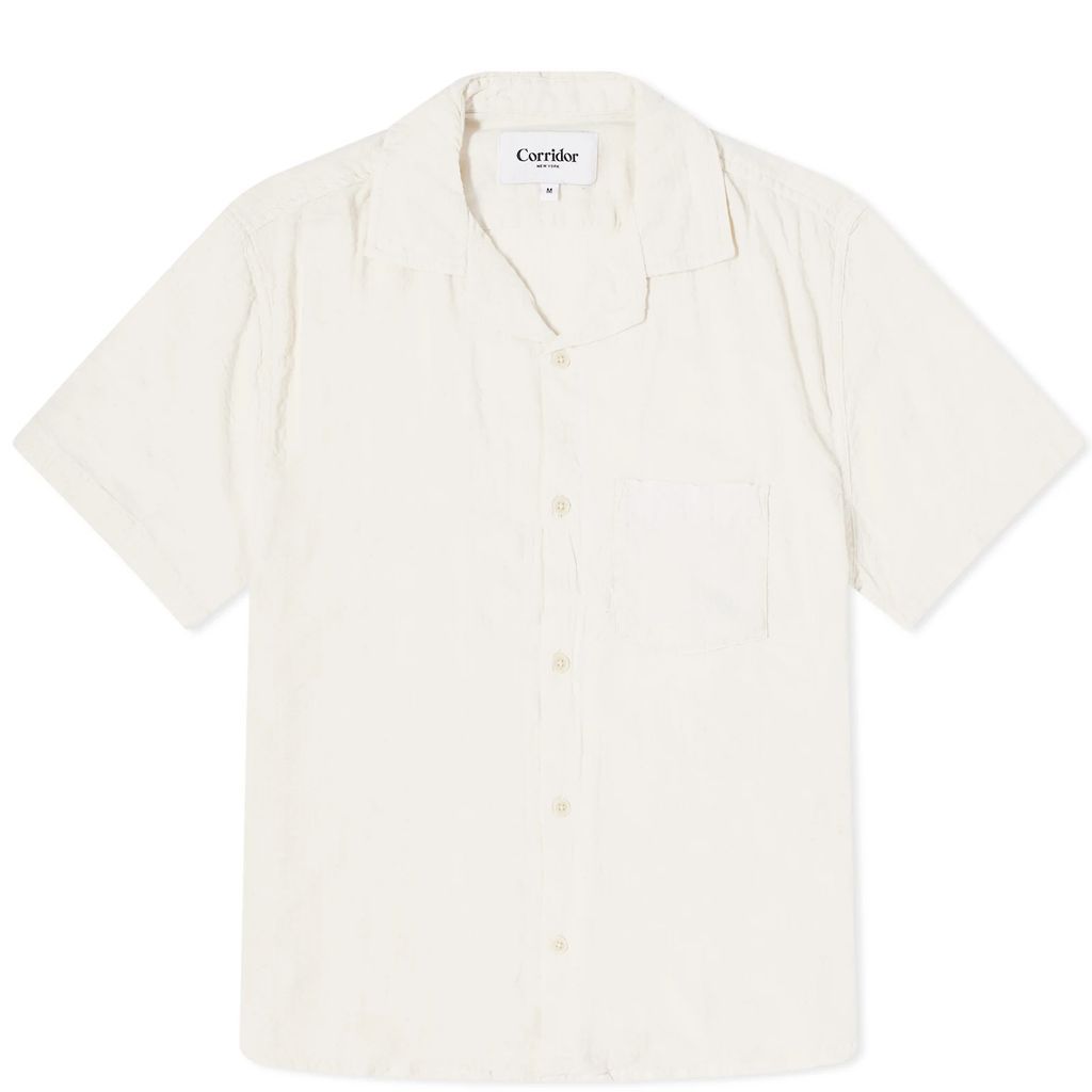 Men's Striped Seersucker Vacation Shirt White