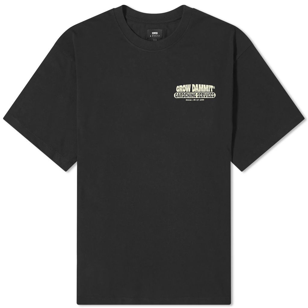 Men's Gardening Services T-Shirt Black