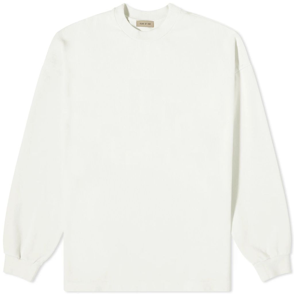 Men's Long Sleeve Airbrush 8 T-Shirt Cream