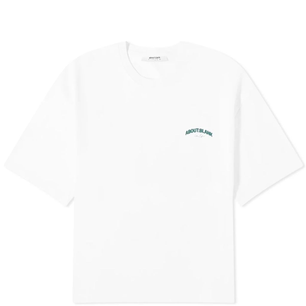 Men's Arched Logo T-Shirt White/Green