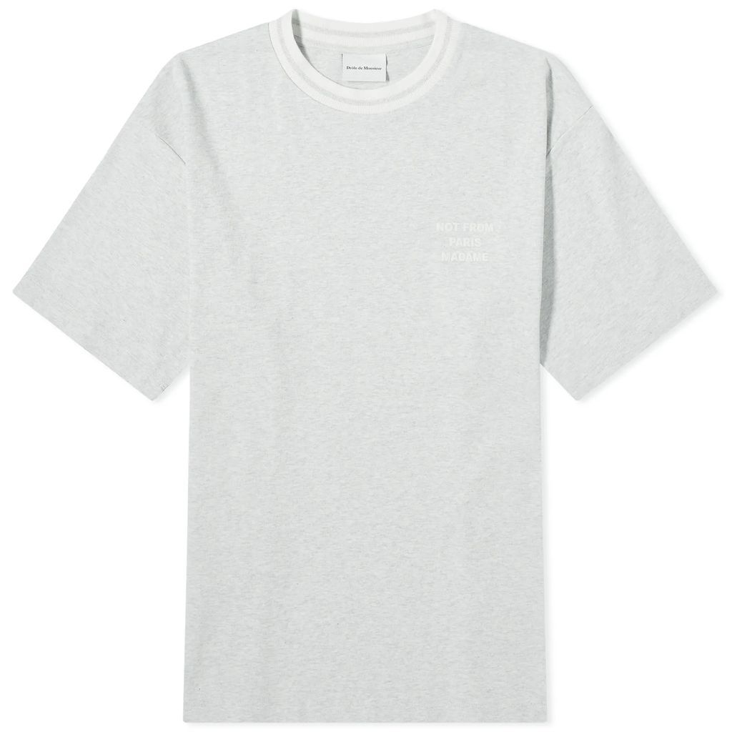 Men's Sport Slogan T-Shirt Grey