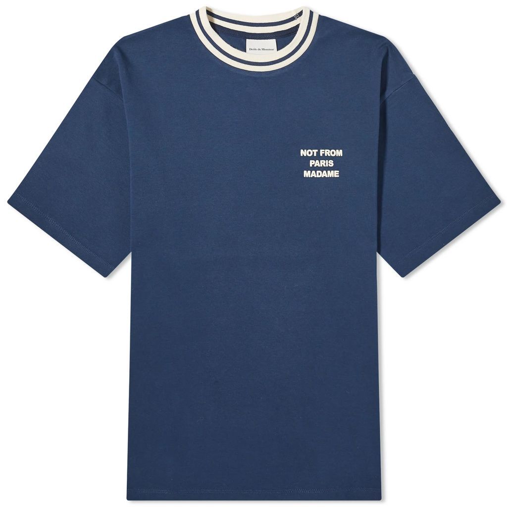 Men's Sport Slogan T-Shirt Navy