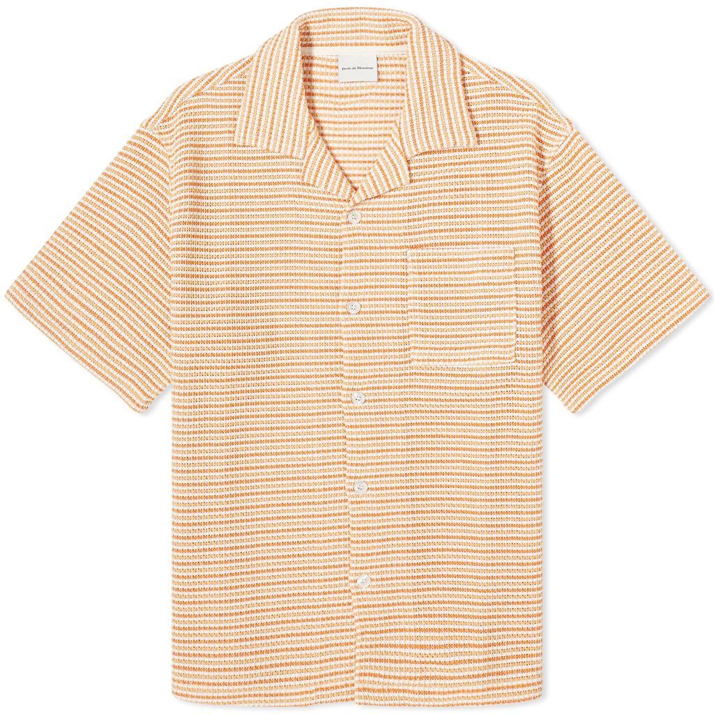 Men's Tweed Vacation Shirt Orange