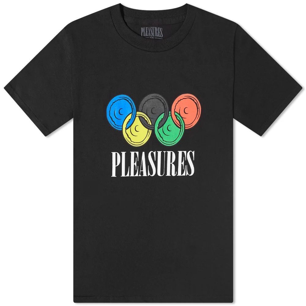 END. x Pleasures Men's 'Sexual Satisfaction' Fastest T-Shirt Black