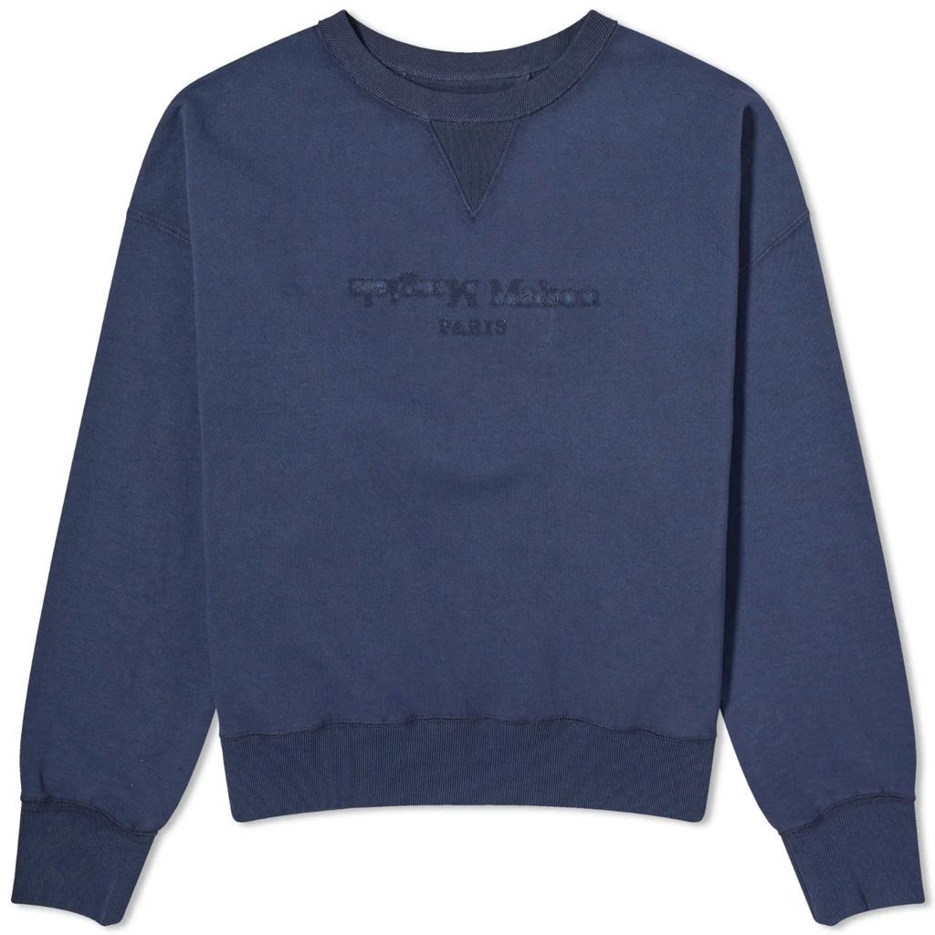 Men's Tonal Logo Sweater Blue