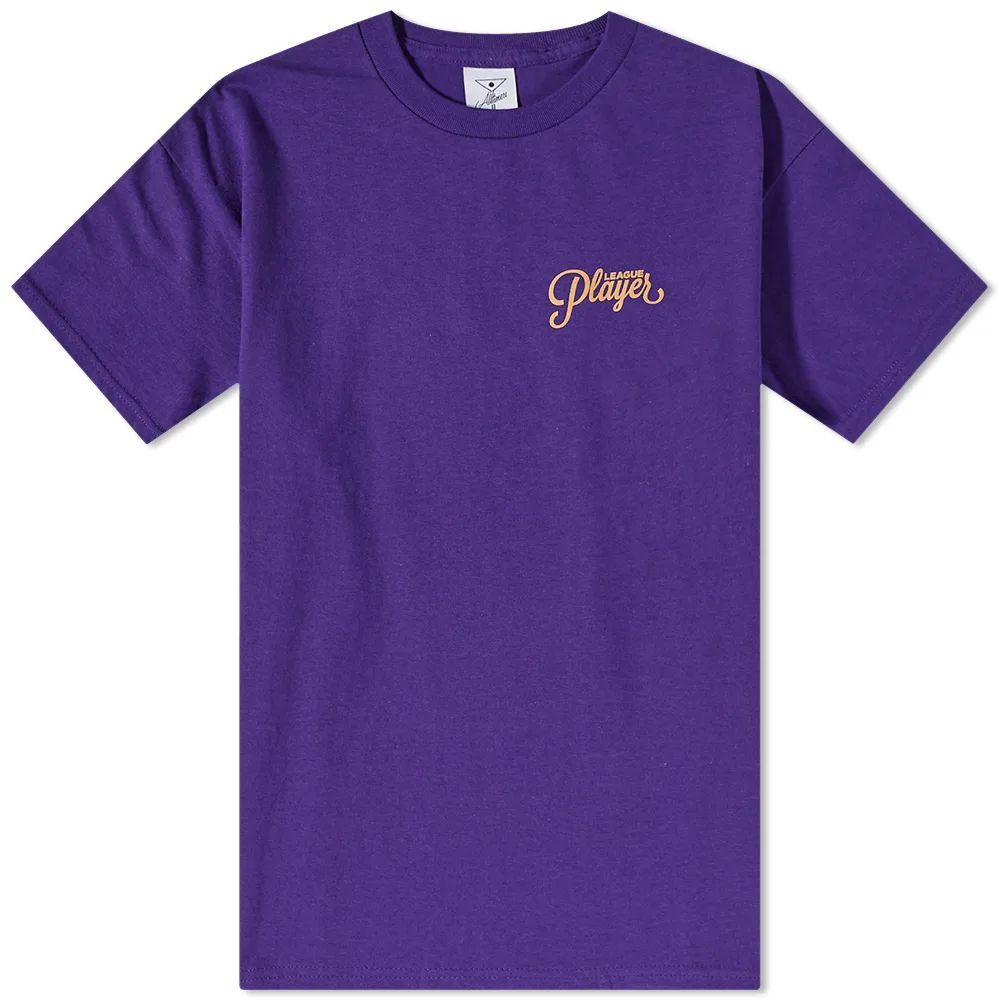 Men's League Player T-Shirt Purple