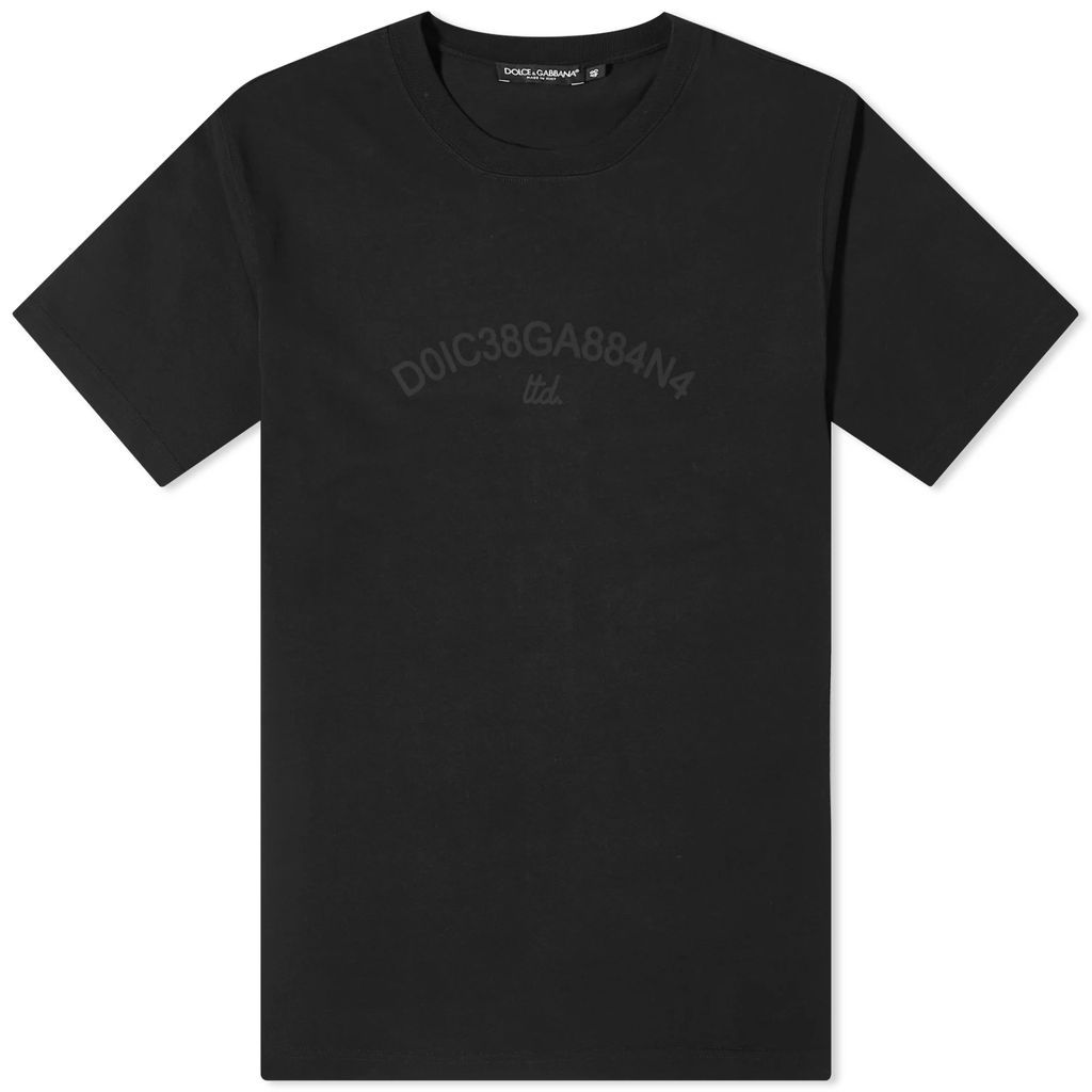 Men's Number Logo T-Shirt Black