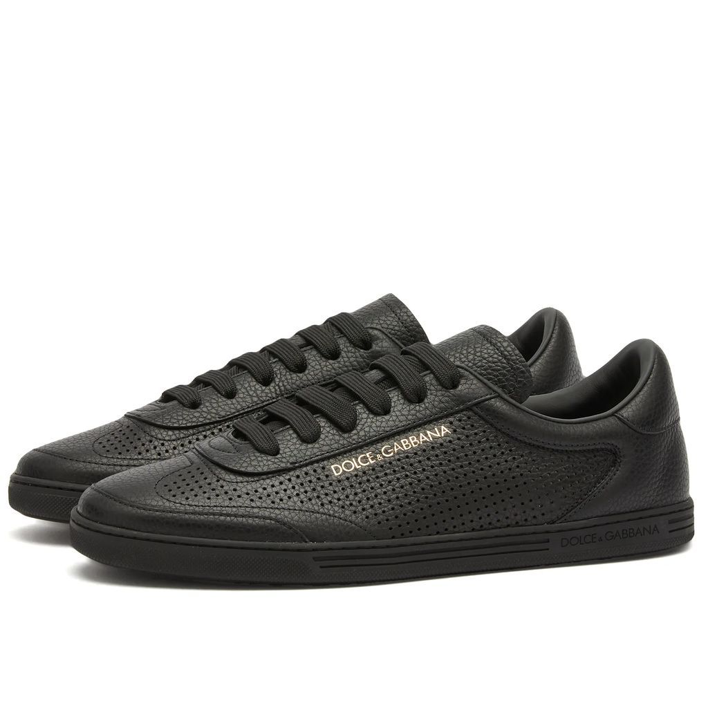 Men's Saint Tropez Perforated Leather Sneaker Black