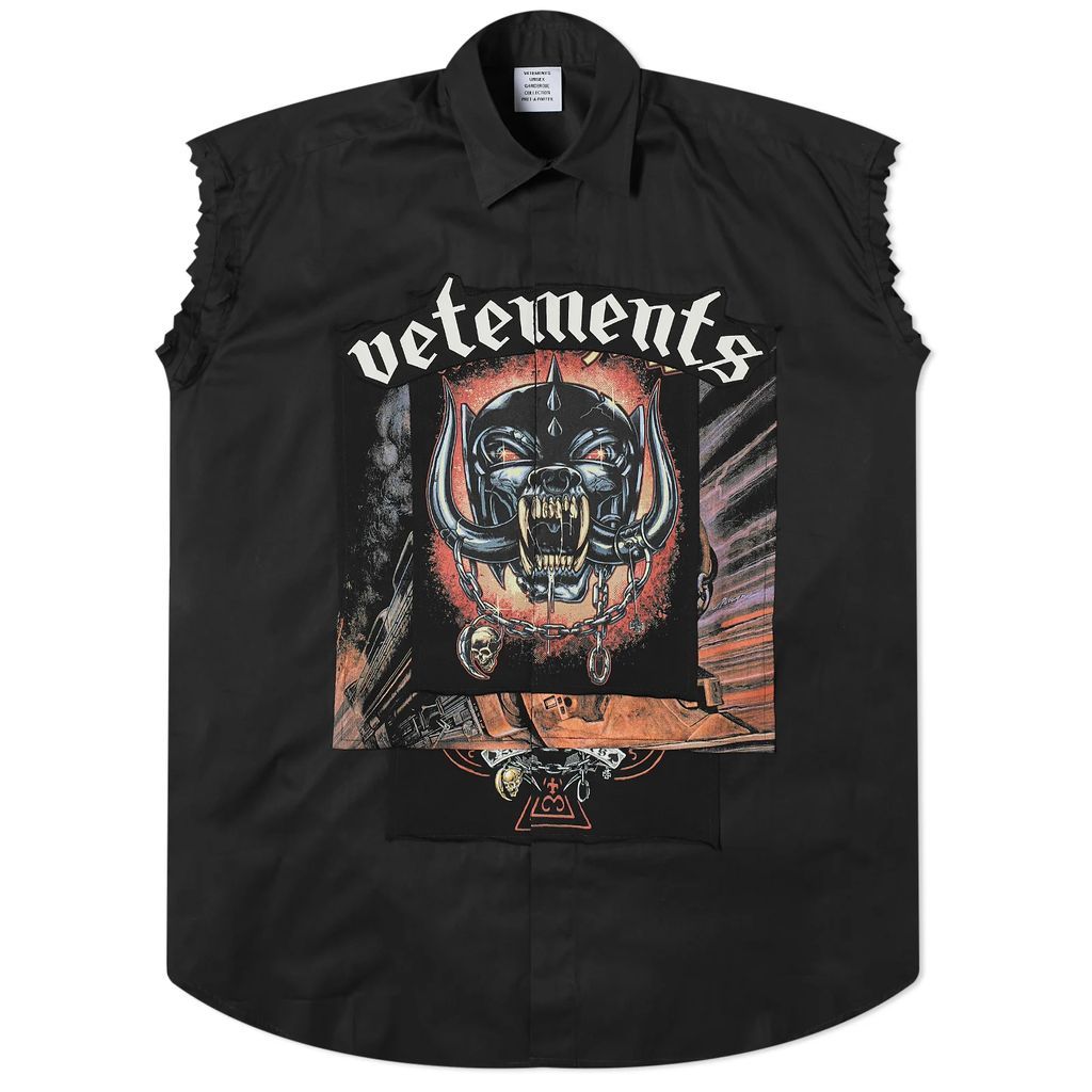 Men's Motorhead Sleeveless Jersey Shirt Black