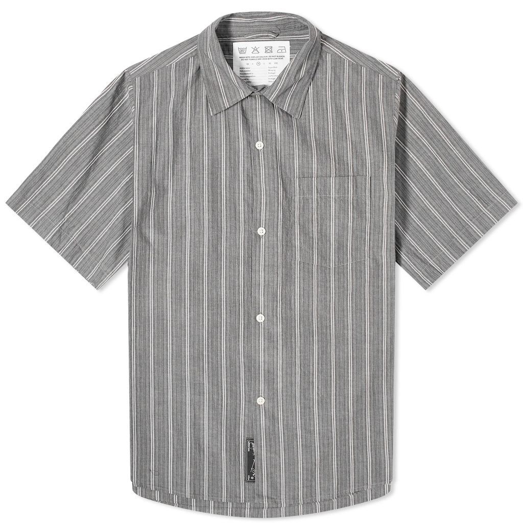 Men's Short Sleeve Input Shirt Grey