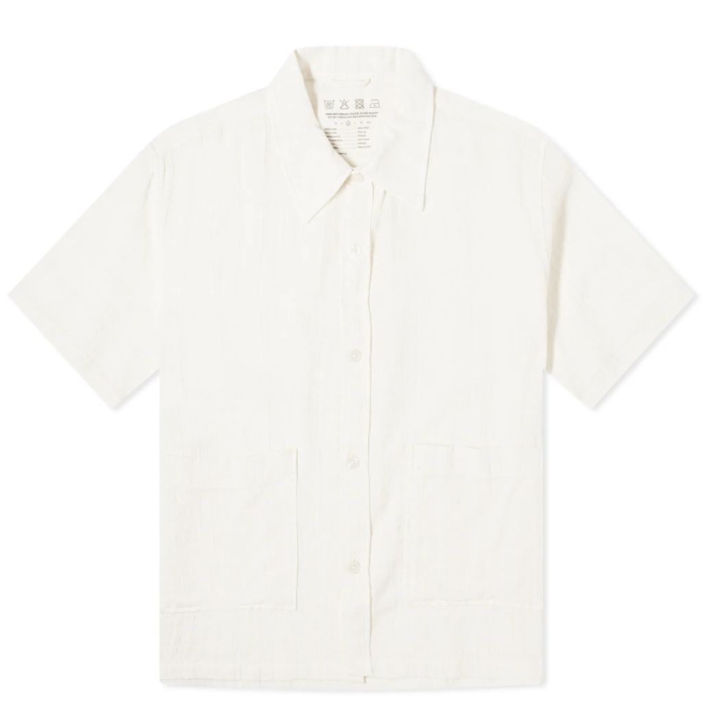 Men's Short Sleeve Senior Shirt White
