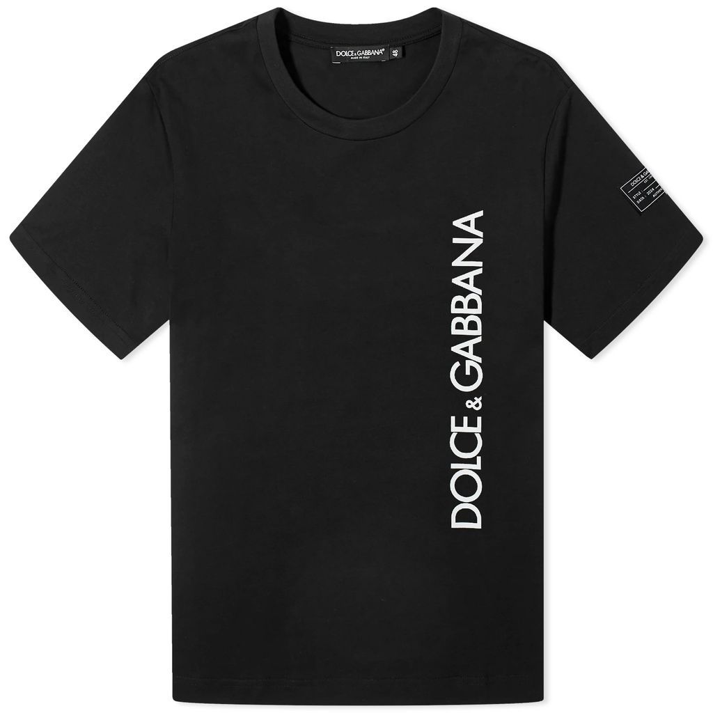 Men's Vertical Logo T-Shirt Black