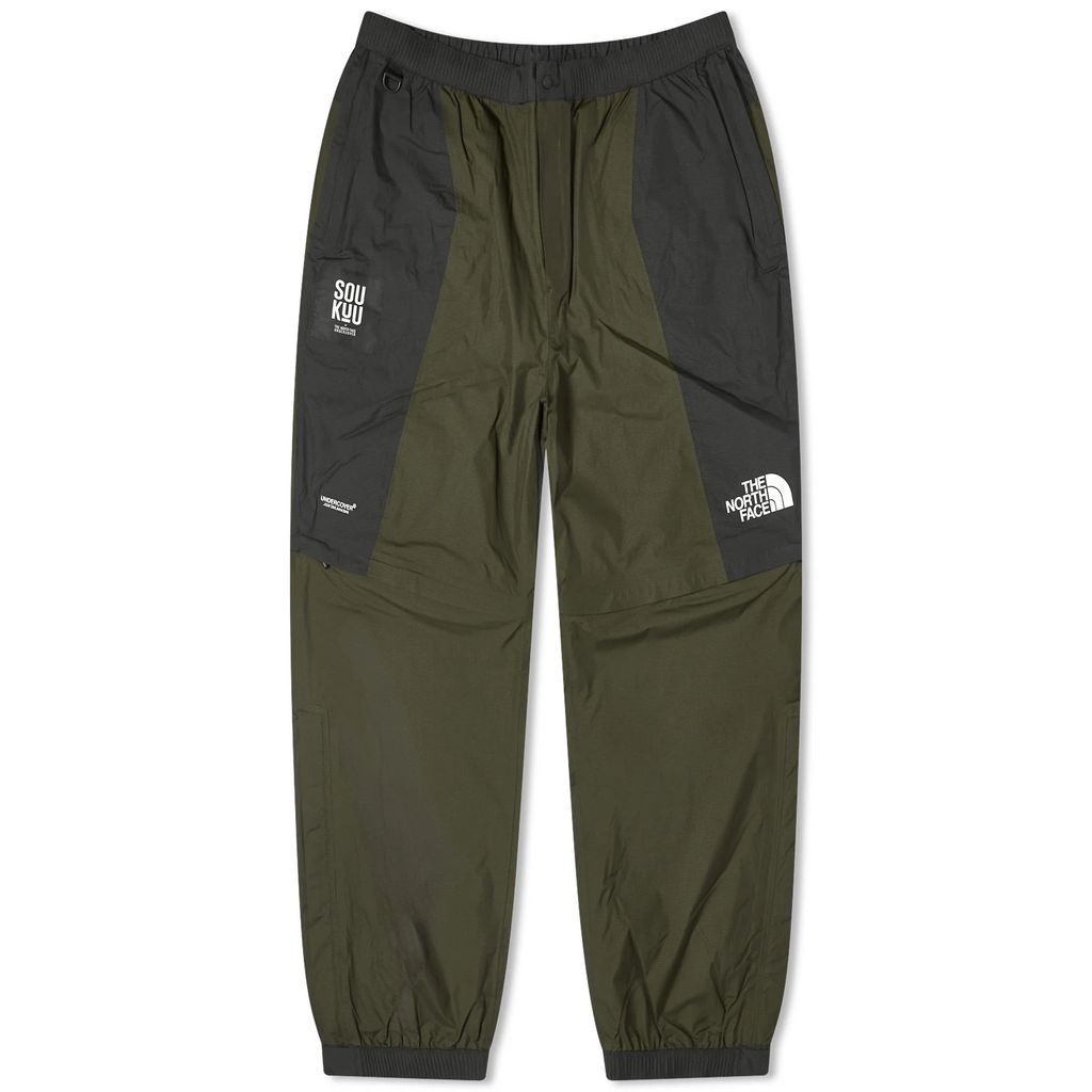 x Undercover Men's Hike Convertible Shell Pants Forest Night Green/Tnf Black