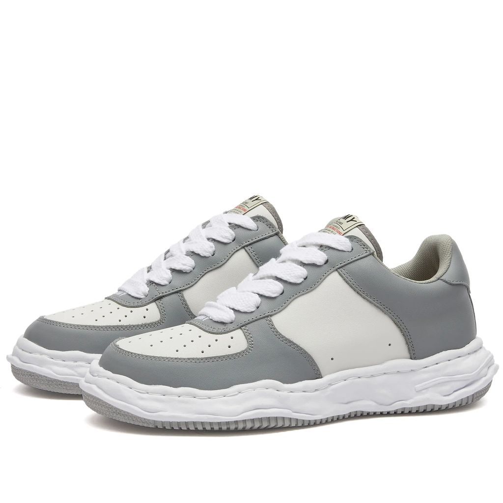 Men's Wayne Low Original Sole Leather Sneaker Grey/White