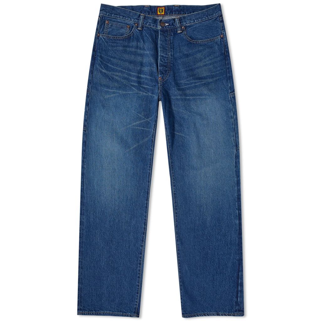 Men's Straight Denim Jeans Indigo