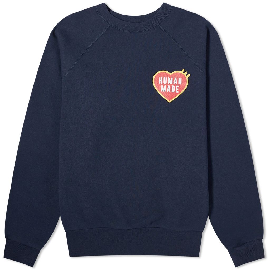 Men's Heart Logo Sweatshirt Navy