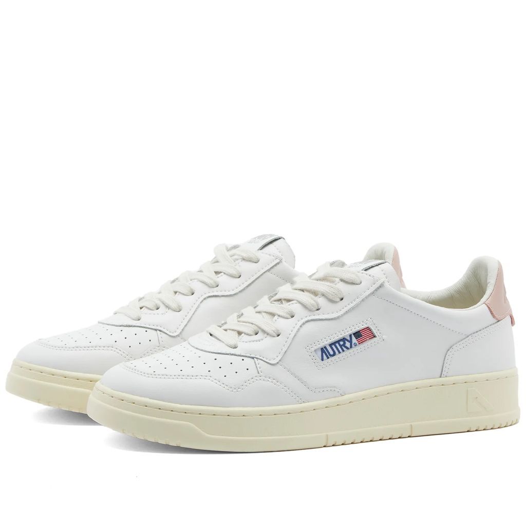 Men's 01 Low Leather Sneaker White/Pink