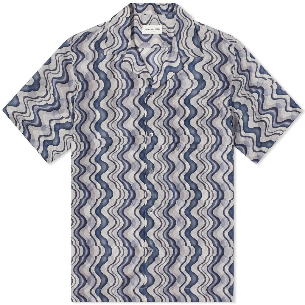 Men's Carltone Silk Vacation Shirt Blue