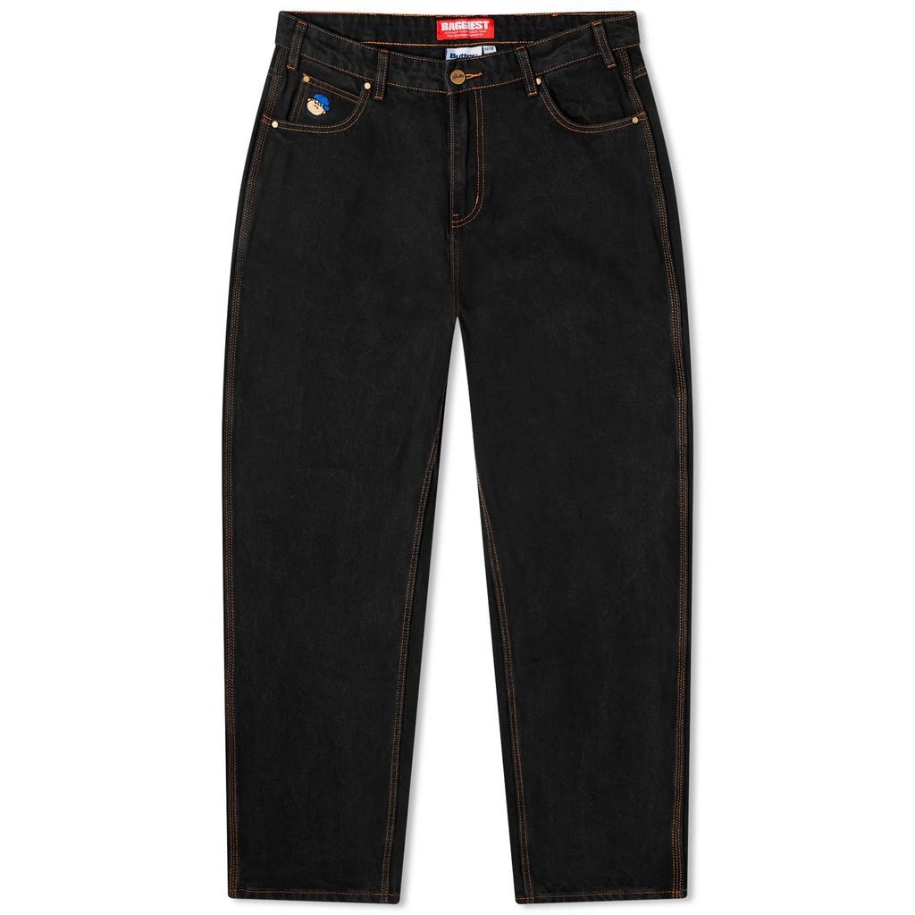 Men's Santosuosso Denim Jeans Washed Black