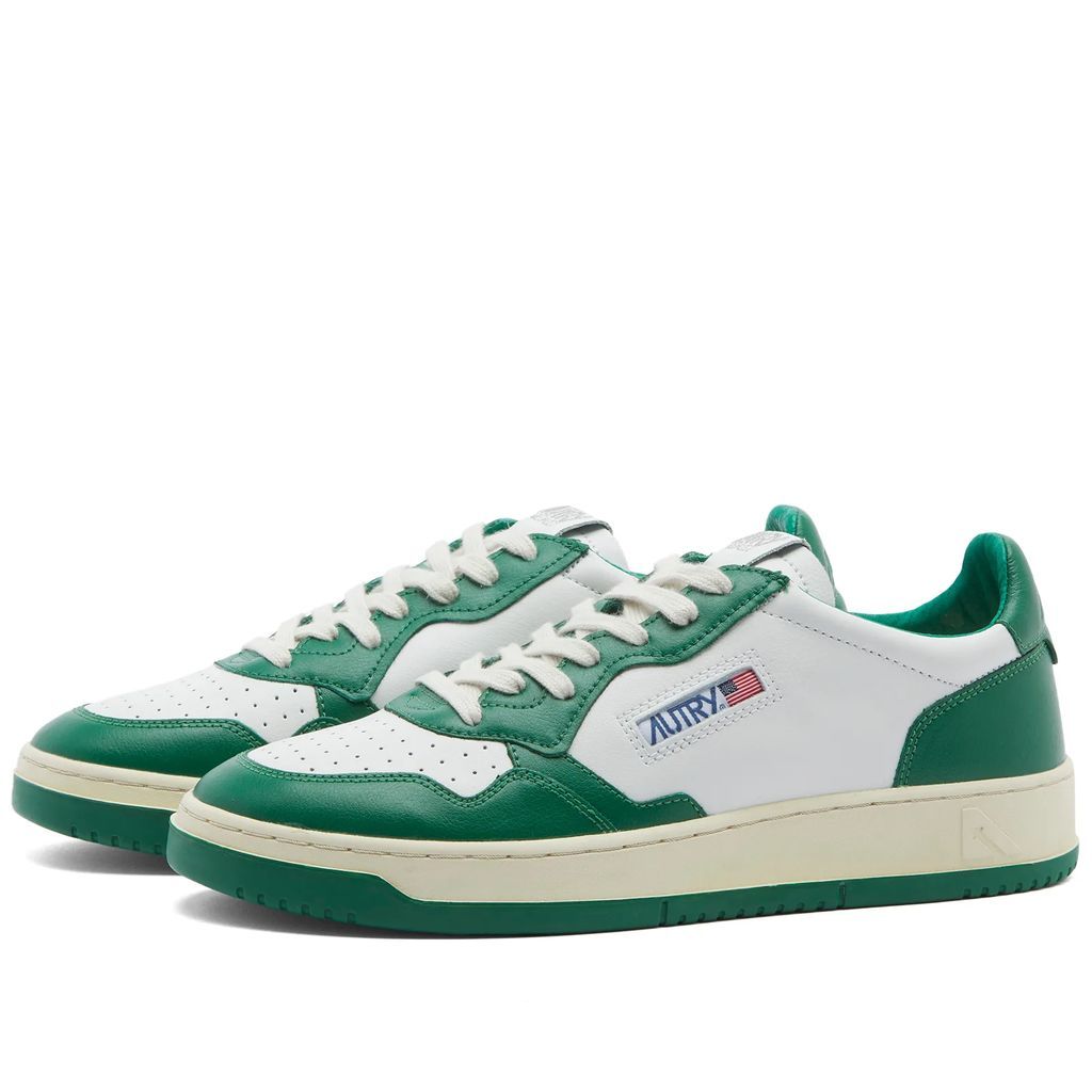 Men's 01 Low Contrast Sneaker White/Green