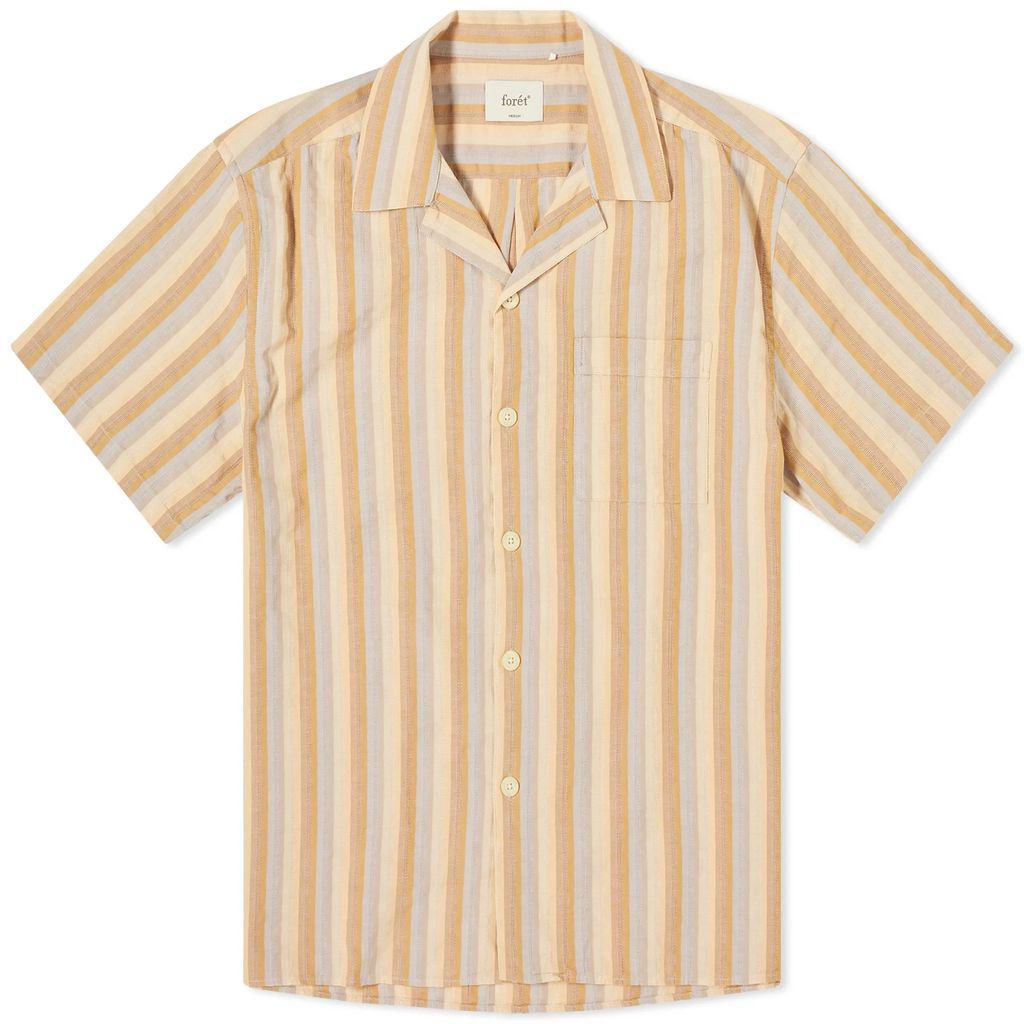 Men's Otter Seersucker Vacation Shirt Rubber Stripe