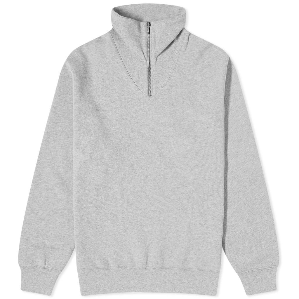 Men's Half Zip Sweatshirt Grey