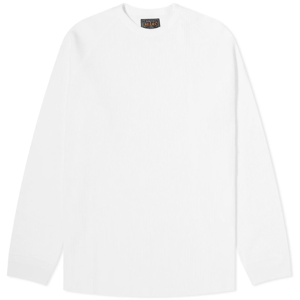 Men's Long Sleeve Thermal T-Shirt White