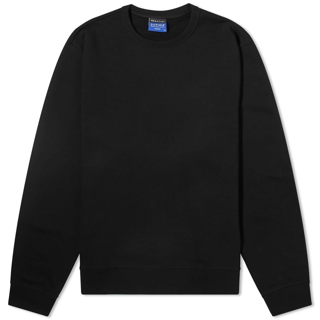Men's Zebra Print Sweatshirt Black